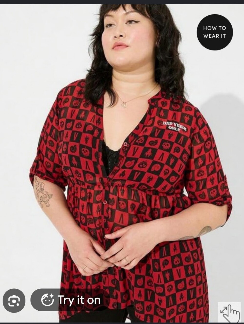 Torrid Disney Villains Blouse